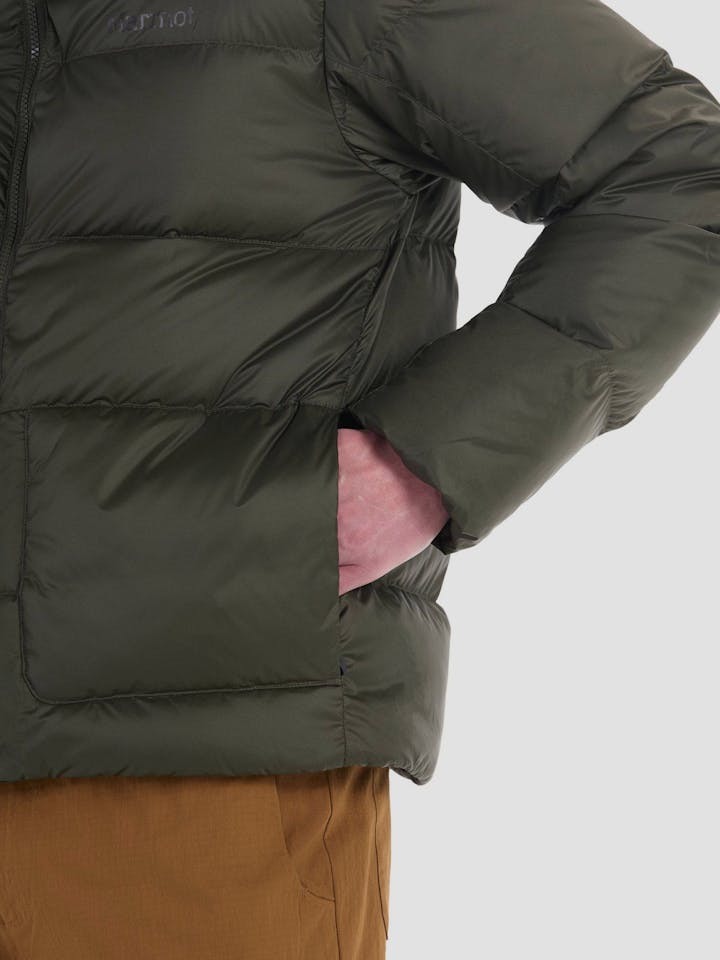 Marmot Men's Guides Down Jacket - Miesten untuvatakki Tummanvihreä 09