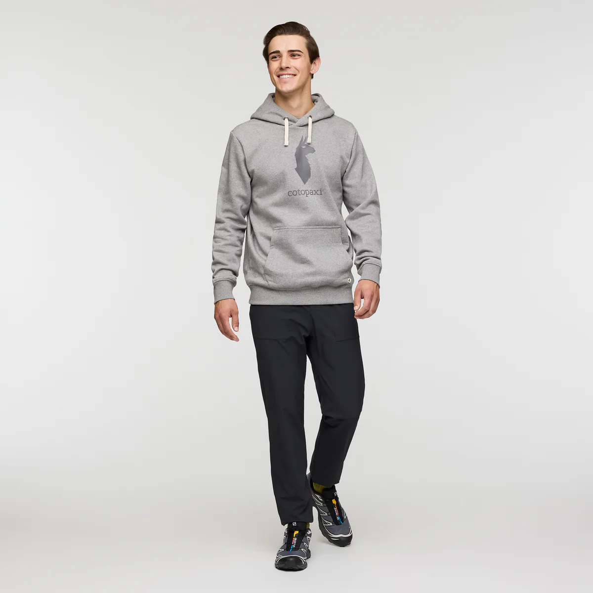 Cotopaxi Men's Llama Pullover Hood Light grey 02