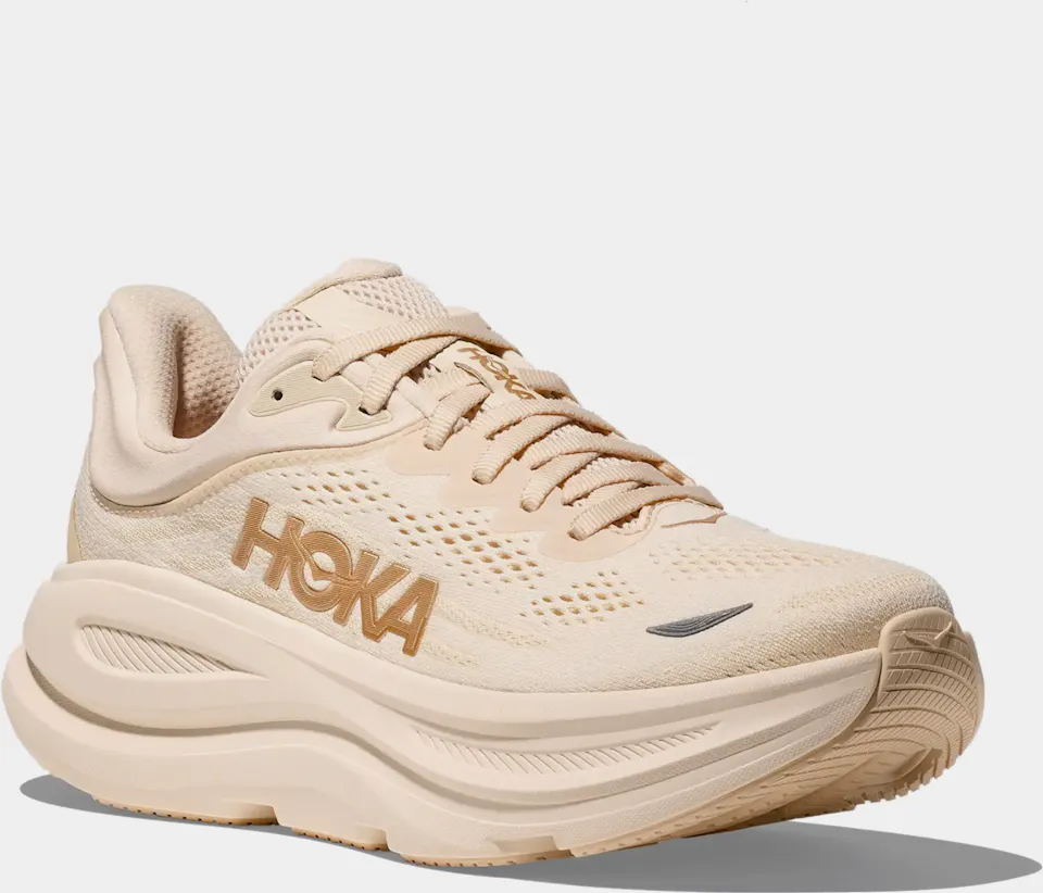 Hoka Women's Bondi 9 Wide Vanilla / Birch 01