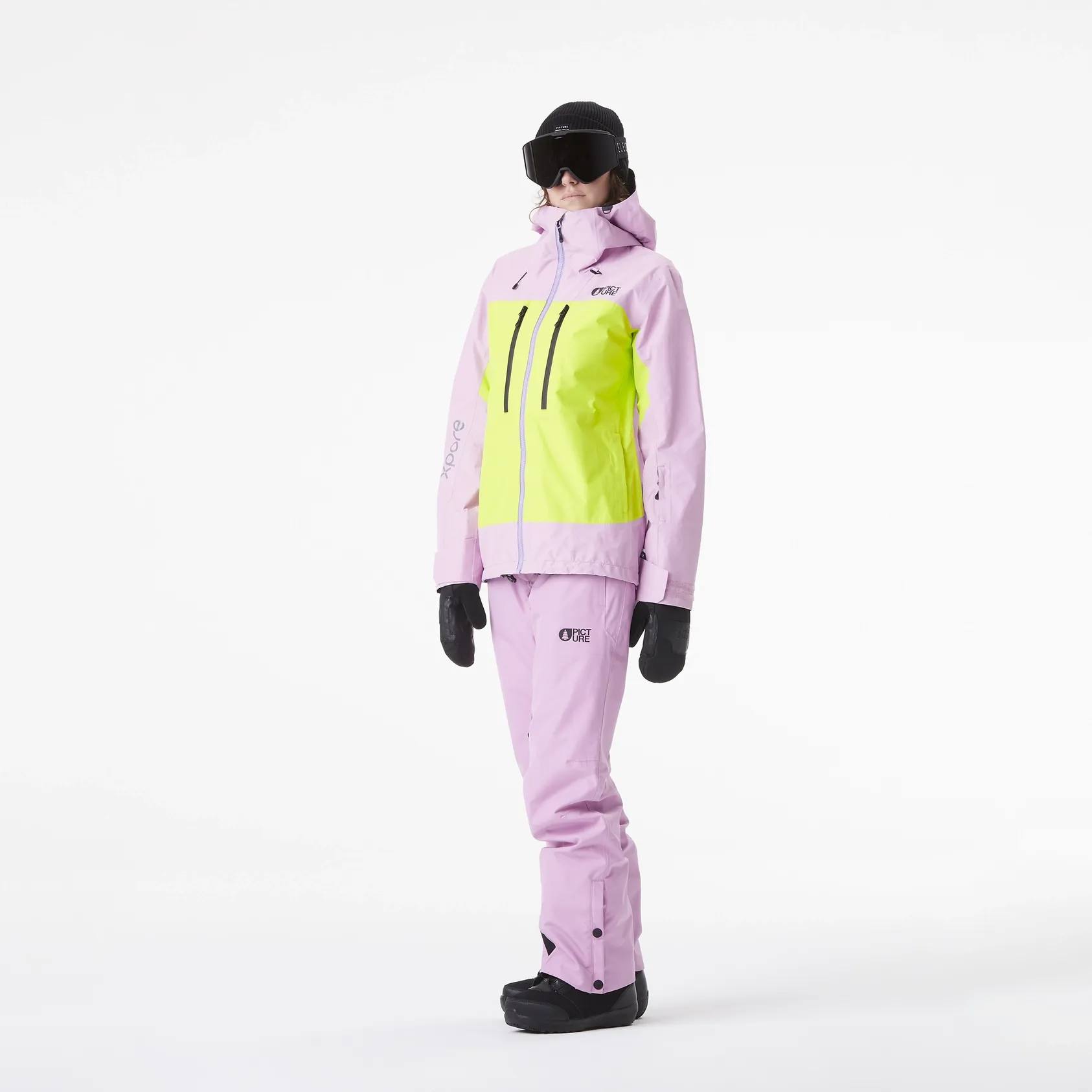 Picture Organic Clothing Women's Acidic 3L Xpore Jacket Orchid Acid Lime 07