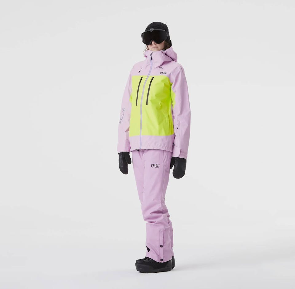 Picture Organic Clothing Women's Acidic 3L Xpore Jacket Orchid Acid Lime 07