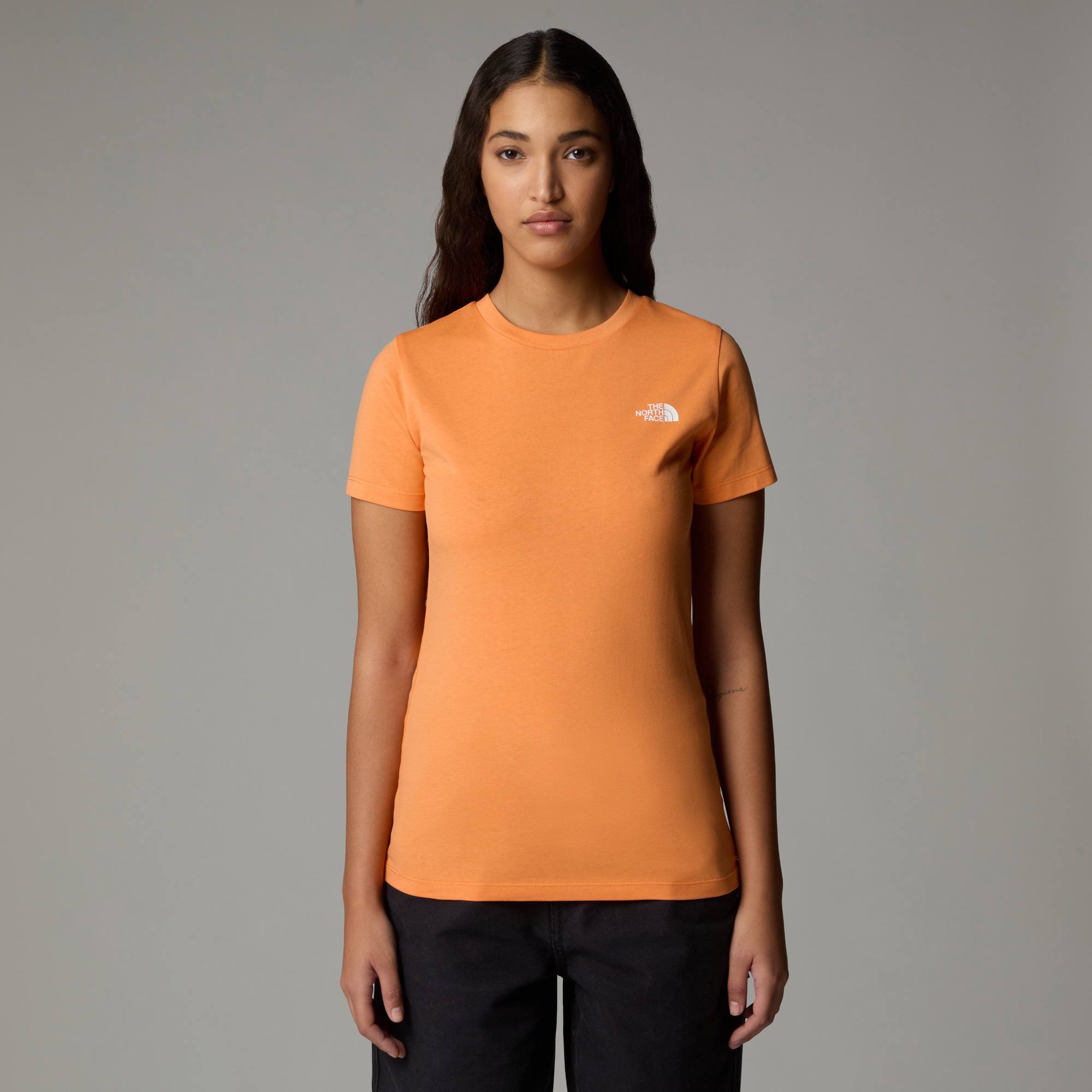 The North Face Women's Simple Dome Tee Papaya 05