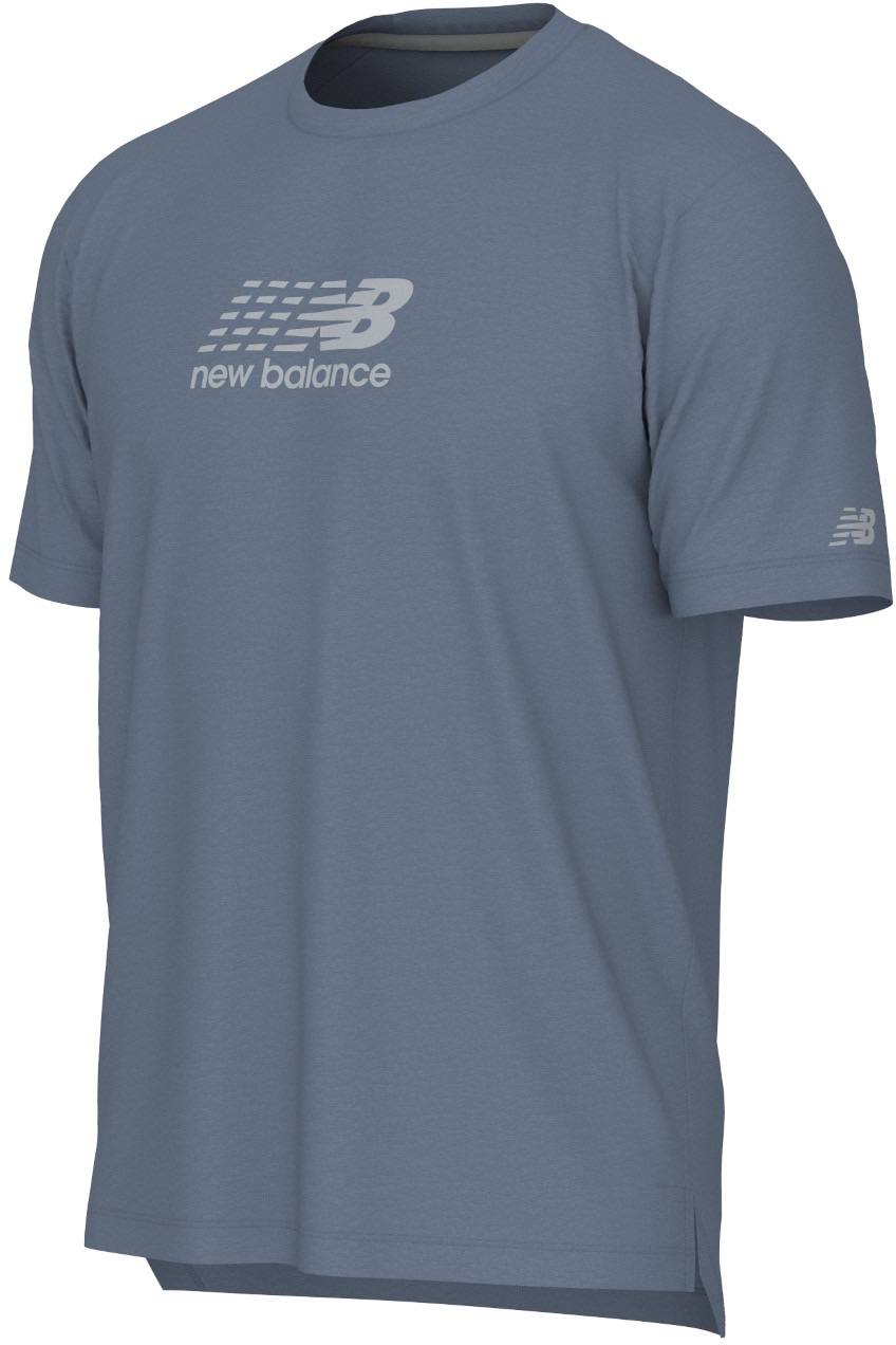 New Balance Men's Athletics Reflective Graphic T-Shirt Dusk Shower 07
