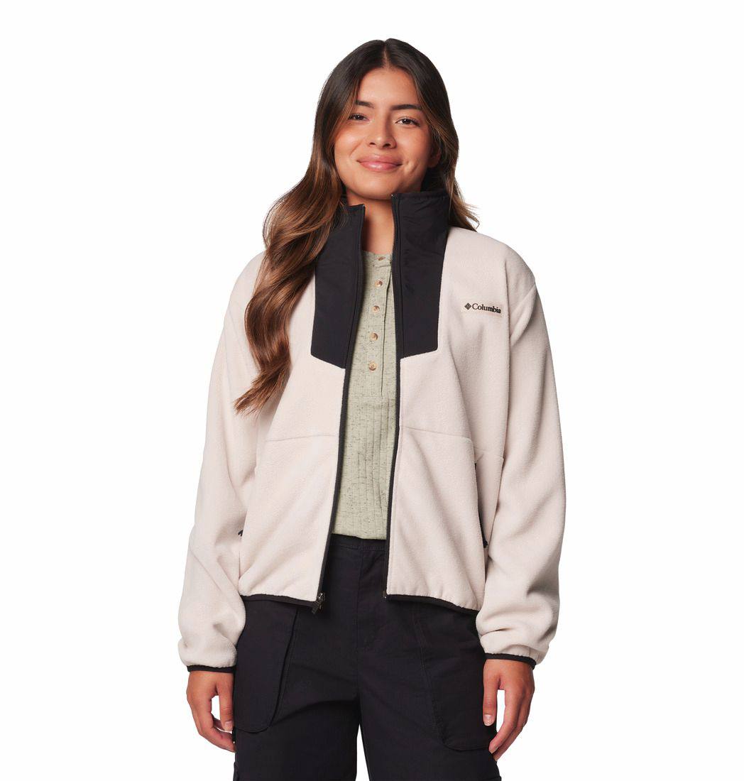 Columbia Women's Sequoia Grove Fullzip Stone 06