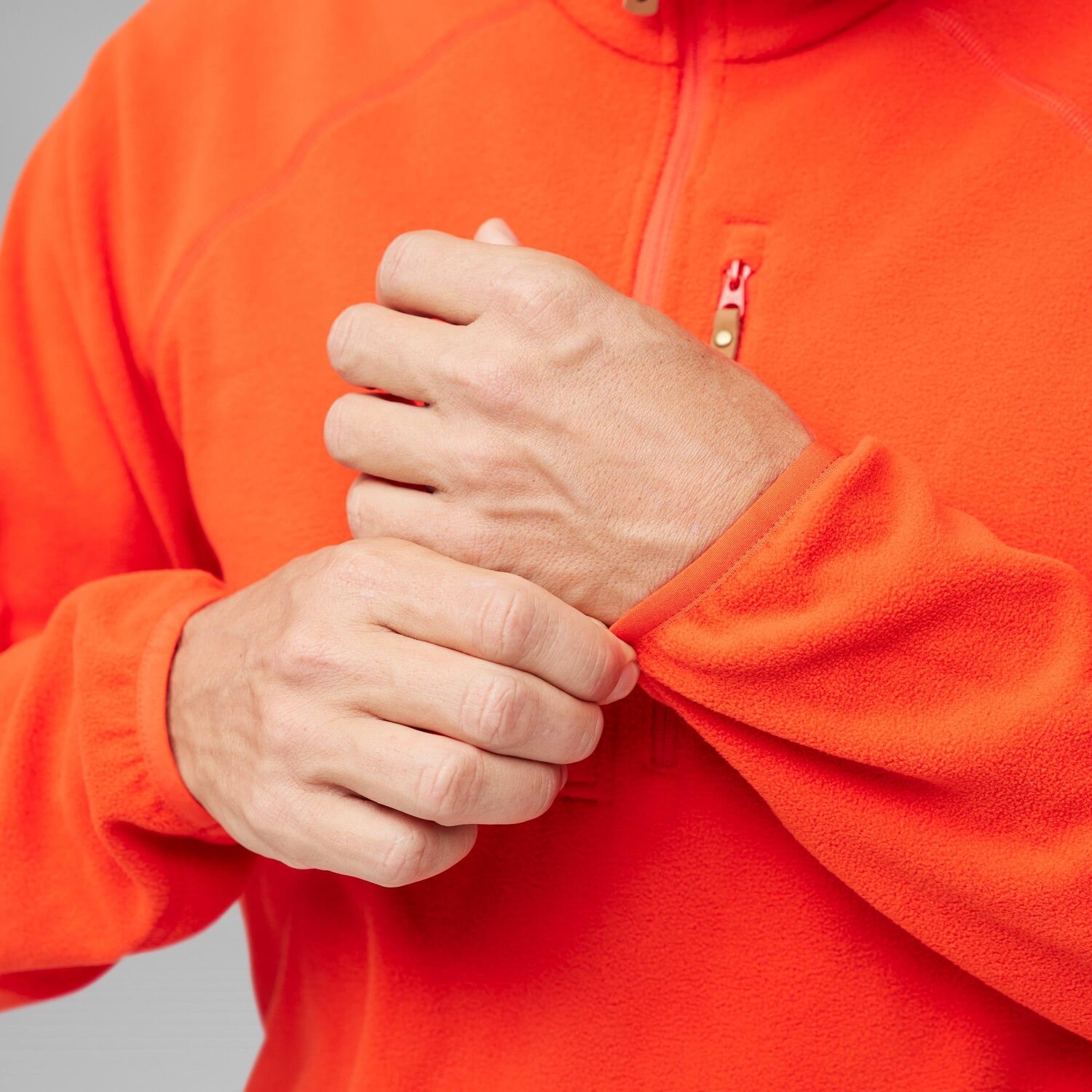 Fjällräven Men's Övik Lite Fleece Half Zip Black 08