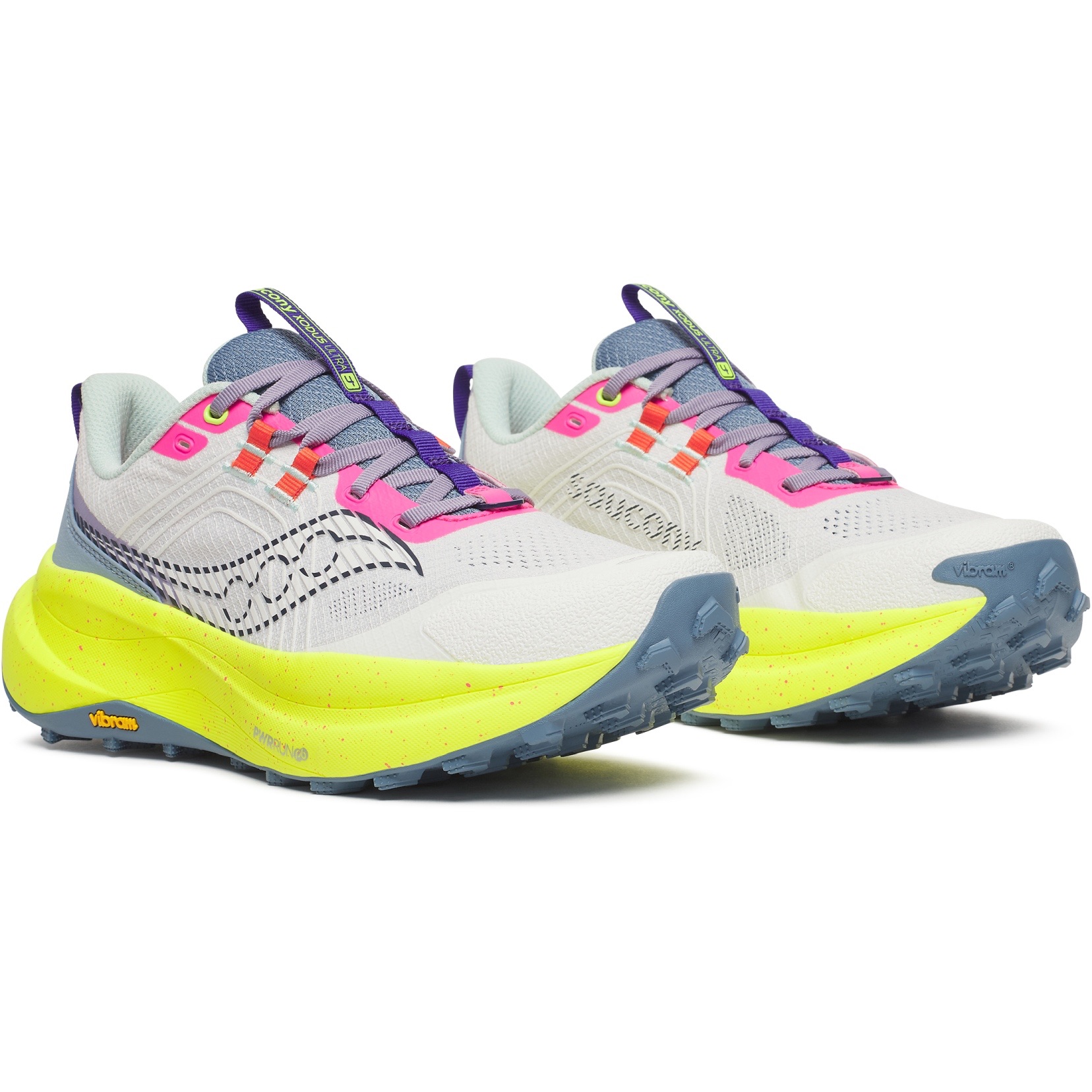 Saucony Women's Xodus Ultra 4 White / Citron 02
