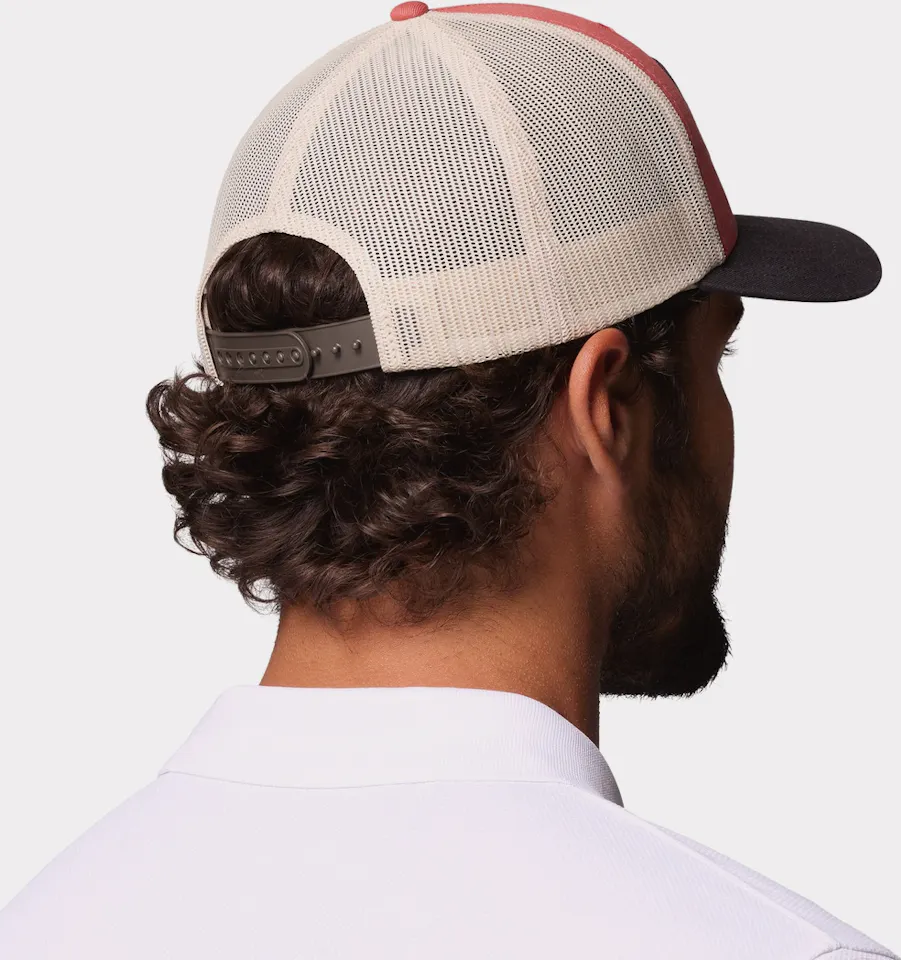 Columbia Mesh Snap Back Hat Washed Red, Heather 05