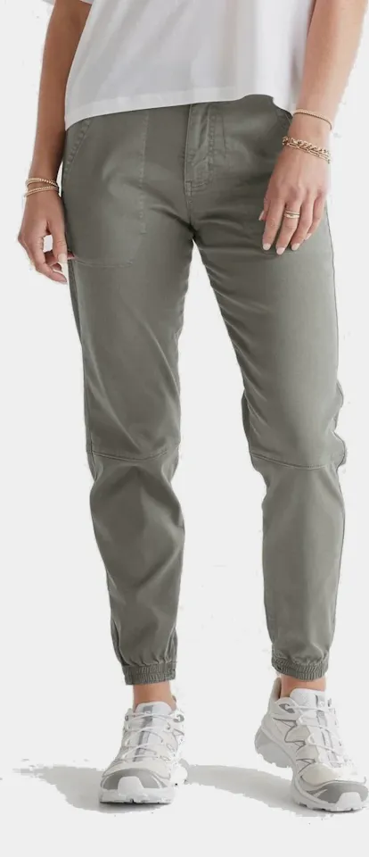 Duer Women's Live Lite Hi-rise Jogger Thyme 01
