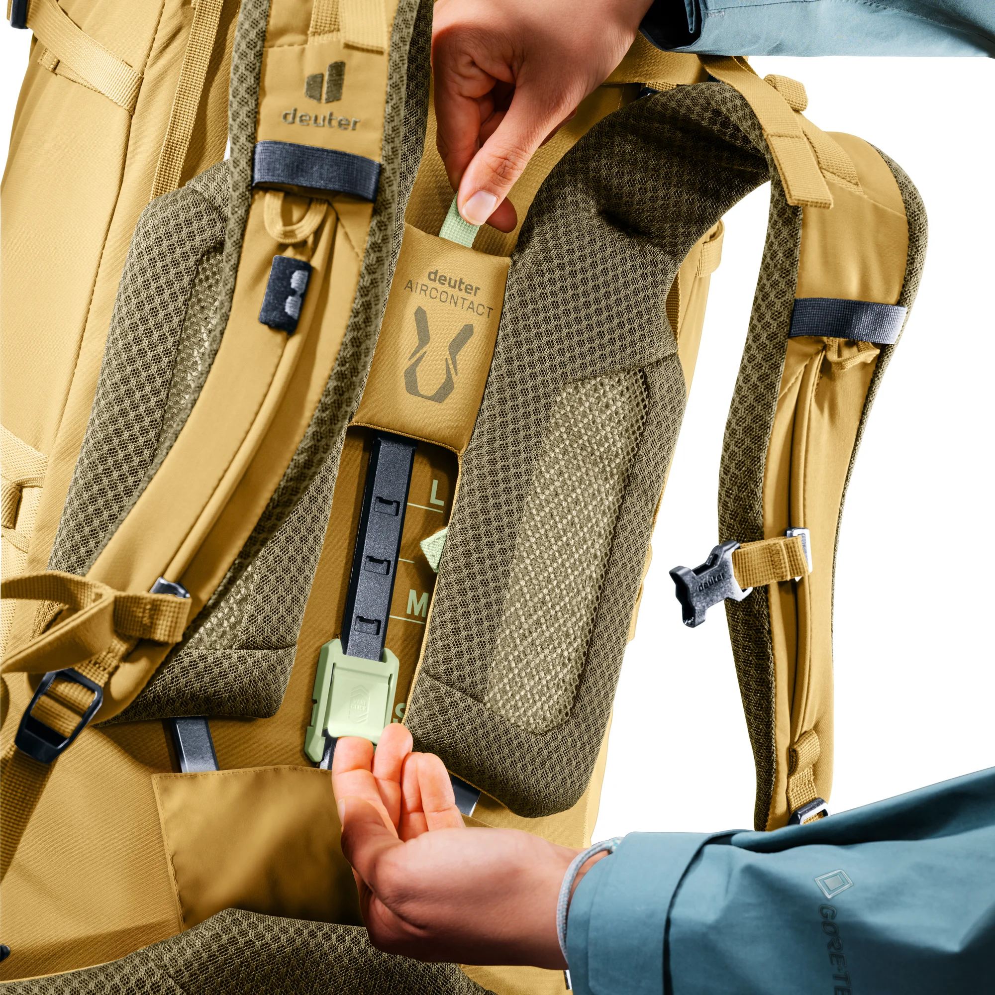 Deuter Aircontact Core 65+10 SL Savanna Nori 08