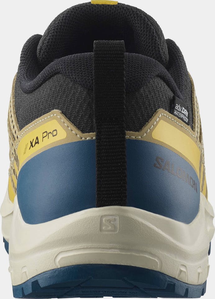 Salomon XA Pro V8 Waterproof Jr Black/Gray Green Powder Giallo 05