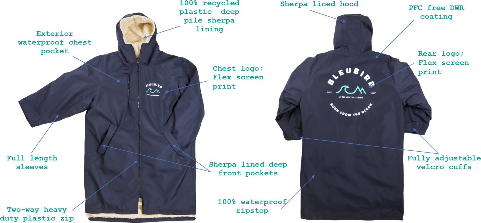 Bleubird Nordic Robe Navy 11