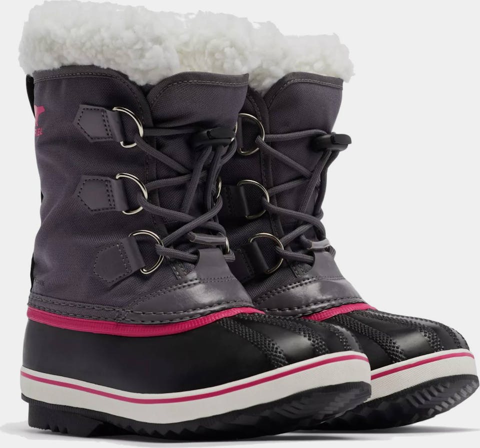 Sorel Youth Yoot Pac Nylon Musta / Punainen 01