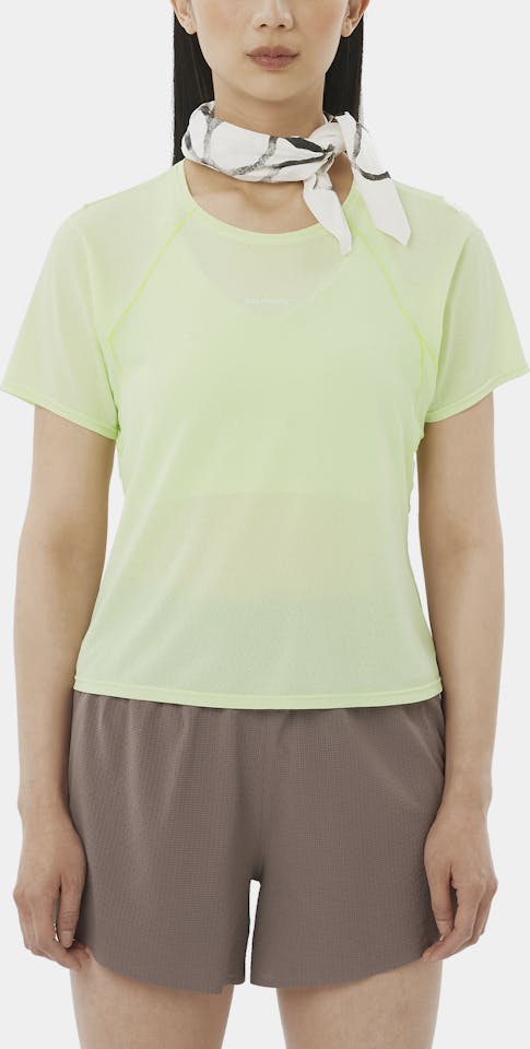 Salomon Women's Shakeout Air Crop Tee Butterfly 01