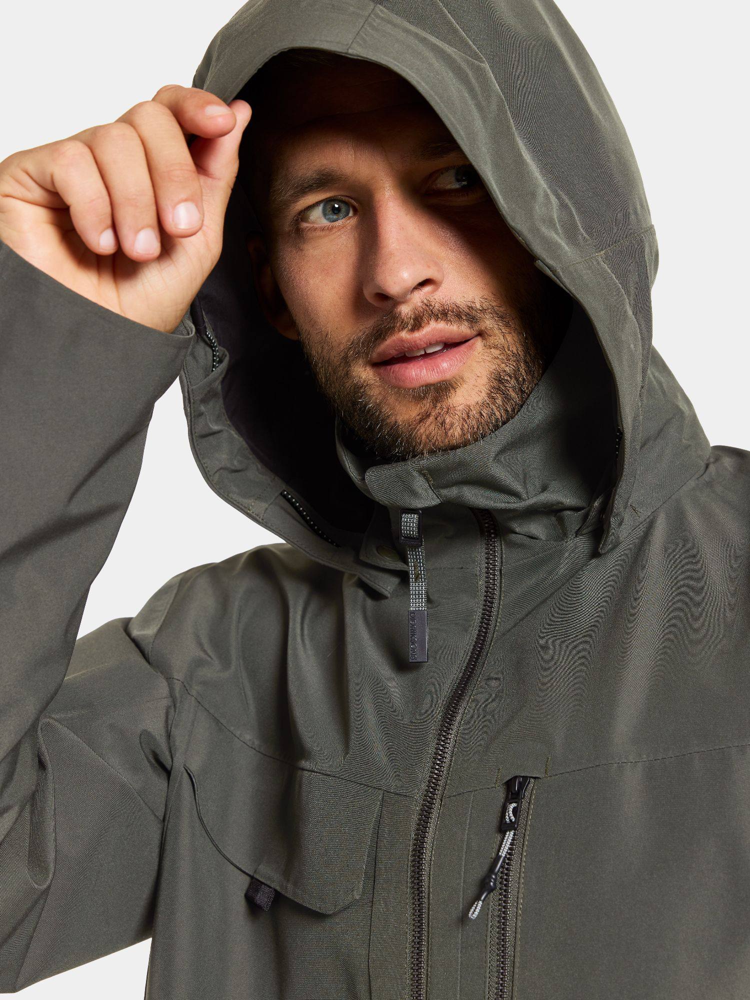 Didriksons Aston 5 Jacket Dark green 03