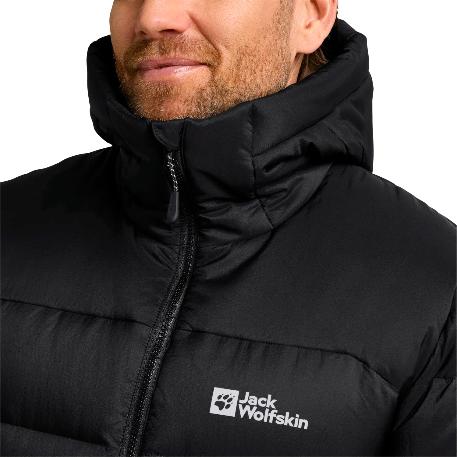 Jack Wolfskin Men's Nebelhorn Down Hoody - Miesten untuvatakki Musta 20