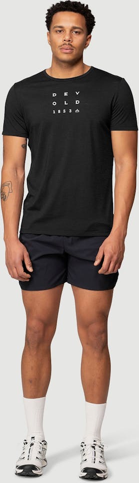 Devold Men's Active 1853 Tee Musta 01