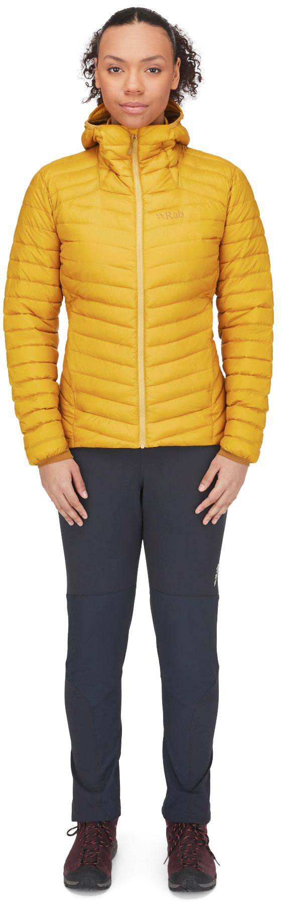 Rab Women's Cirrus Alpine - Naisten kevyttoppatakki Sahara 07