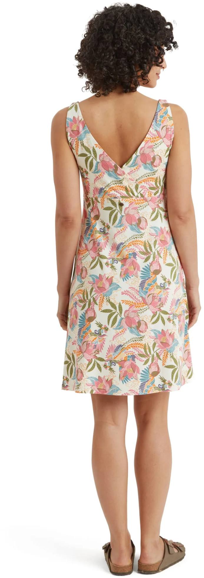 Sherpa Women's Neha Empire Dress Pink Rose 04