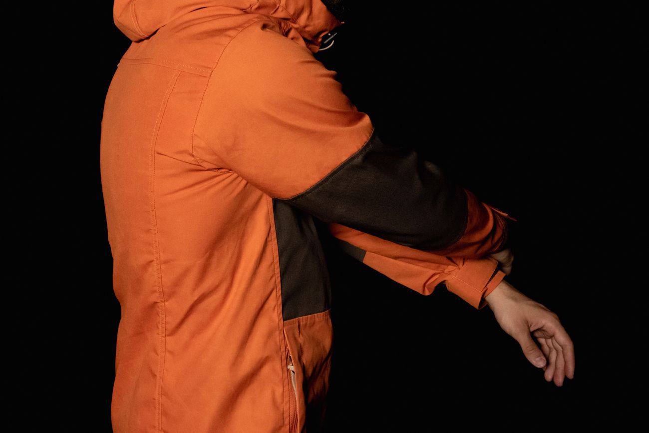 Sasta Roihu Trek Takki Miesten Oranssi 11