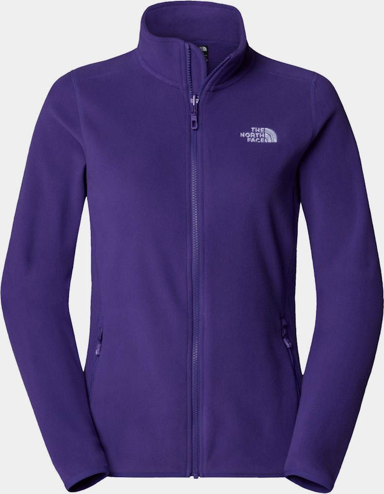 The North Face Women's 100 Glacier Full Zip Purple 01