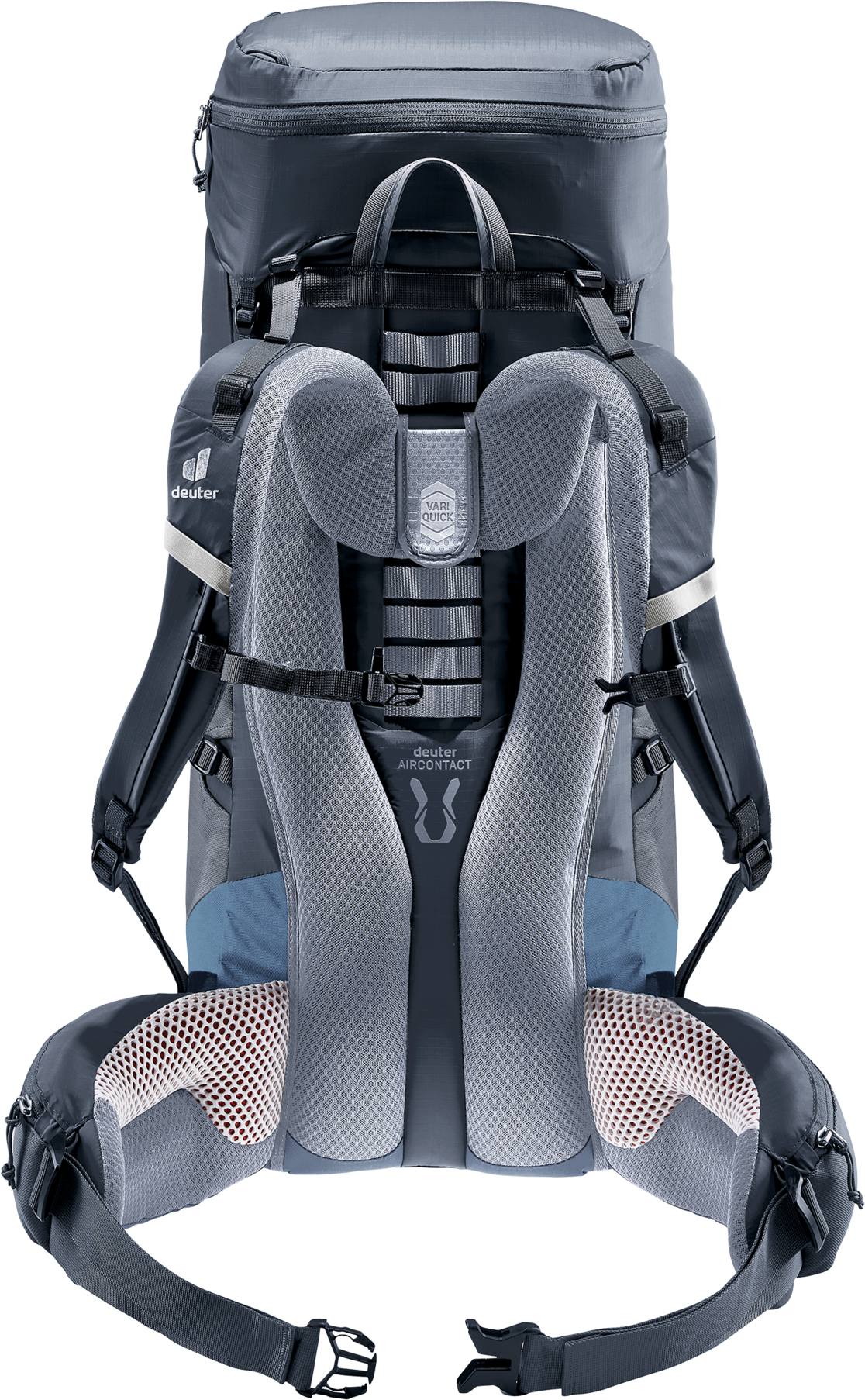 Deuter Aircontact Lite 40+10 Black / Blue 02