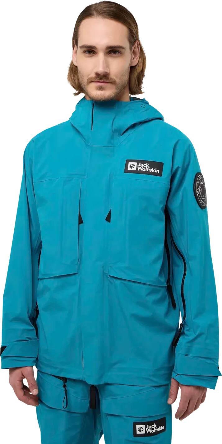 Jack Wolfskin Expdn 3L Jacket Vaaleansininen 02