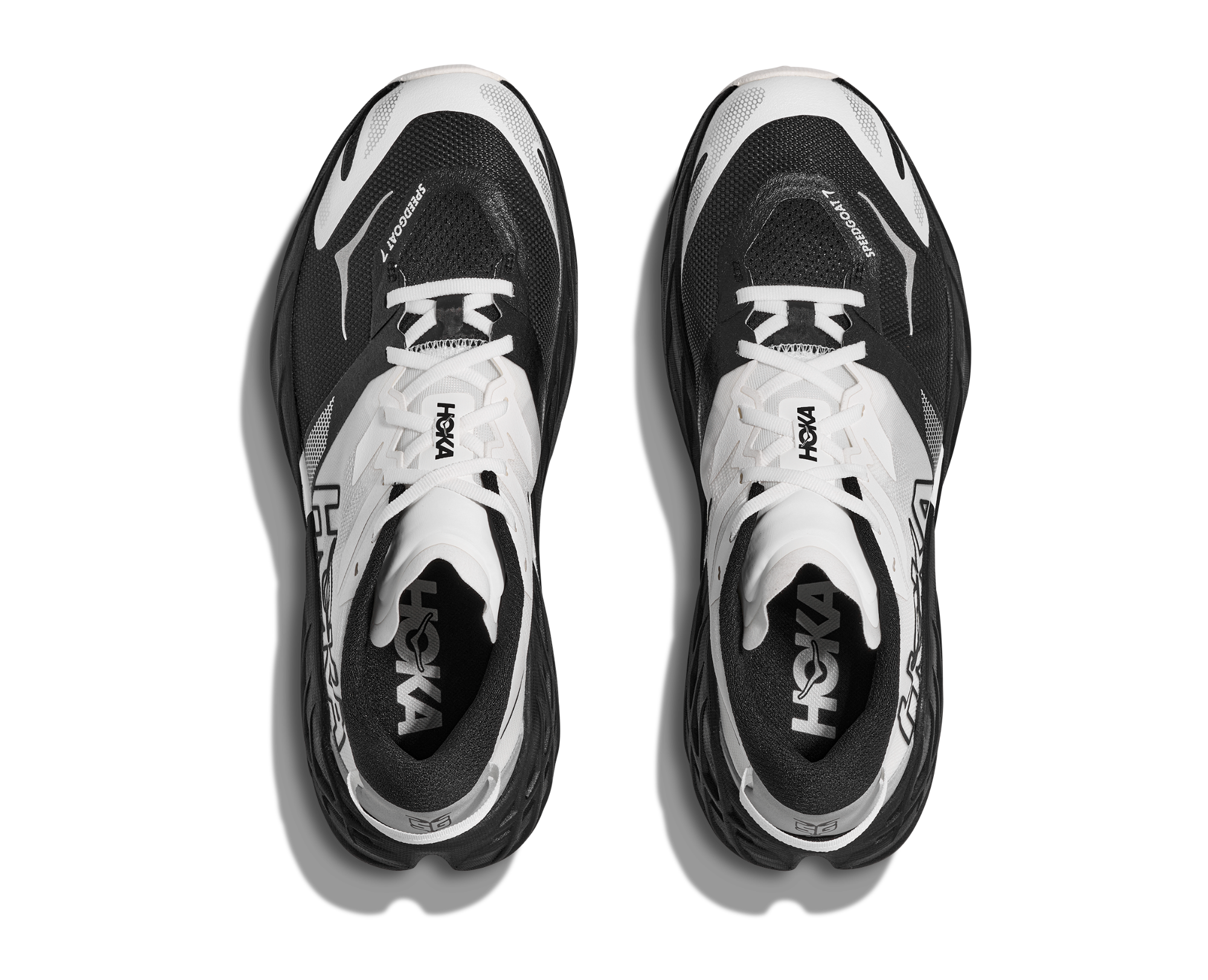 Hoka Women's Speedgoat 7 Wide Black / White 03