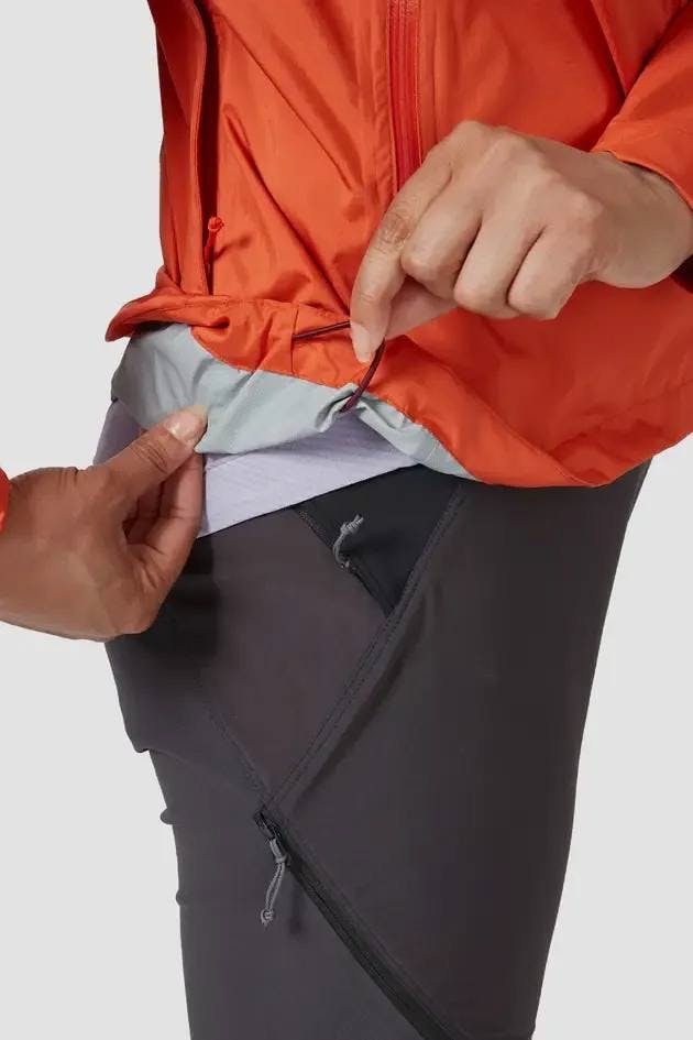 Rab Women's Cinder Downpour Jacket Red 04