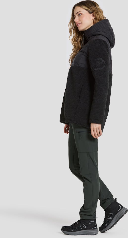 Didriksons Women's Bibi 2 Full Zip Musta 04