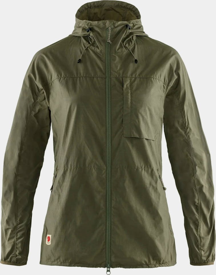 Fjällräven Women's High Coast Wind Jacket Vihreä 01