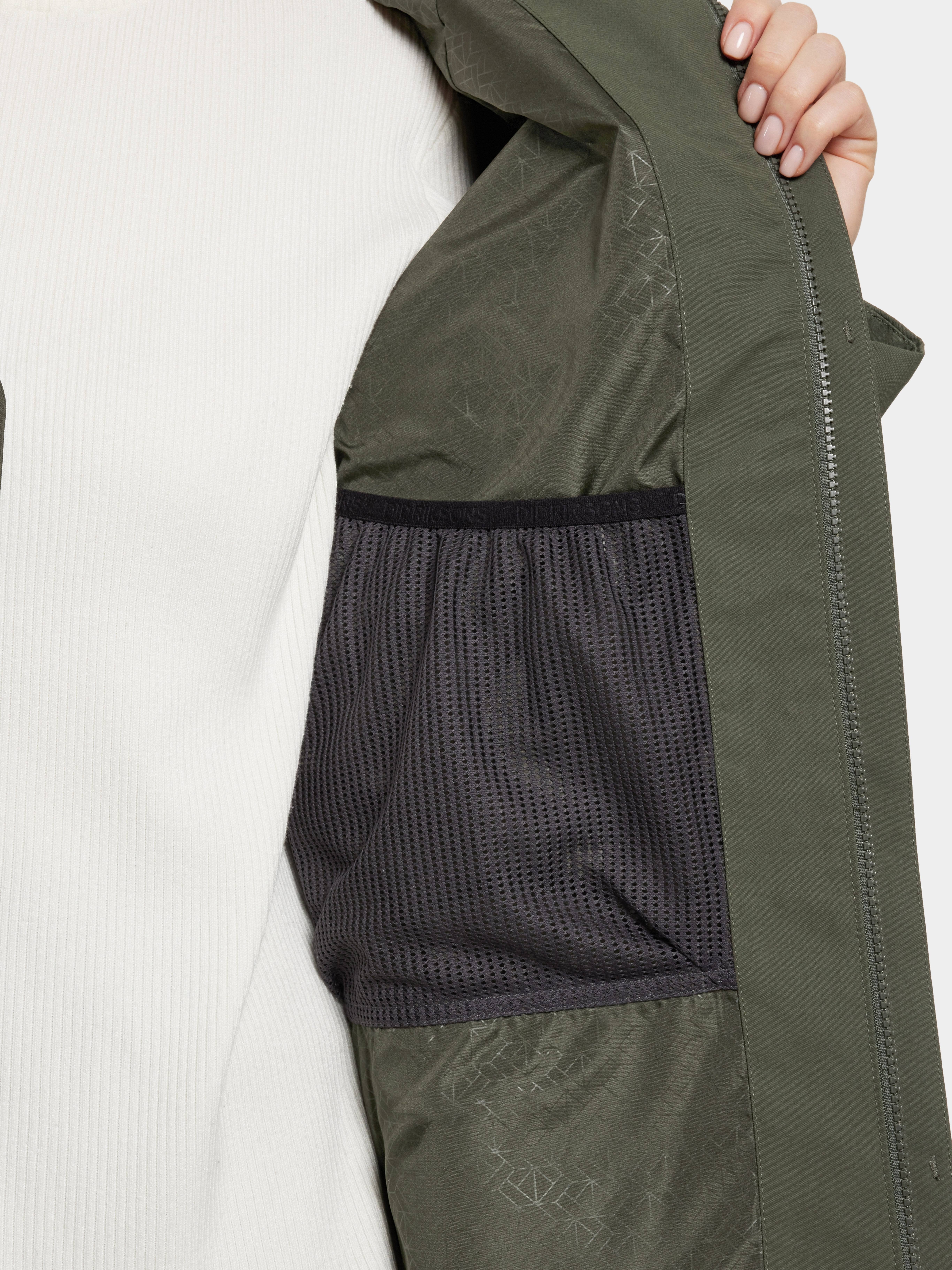 Didriksons Women's Ilma Parka 8 Deep Green 07