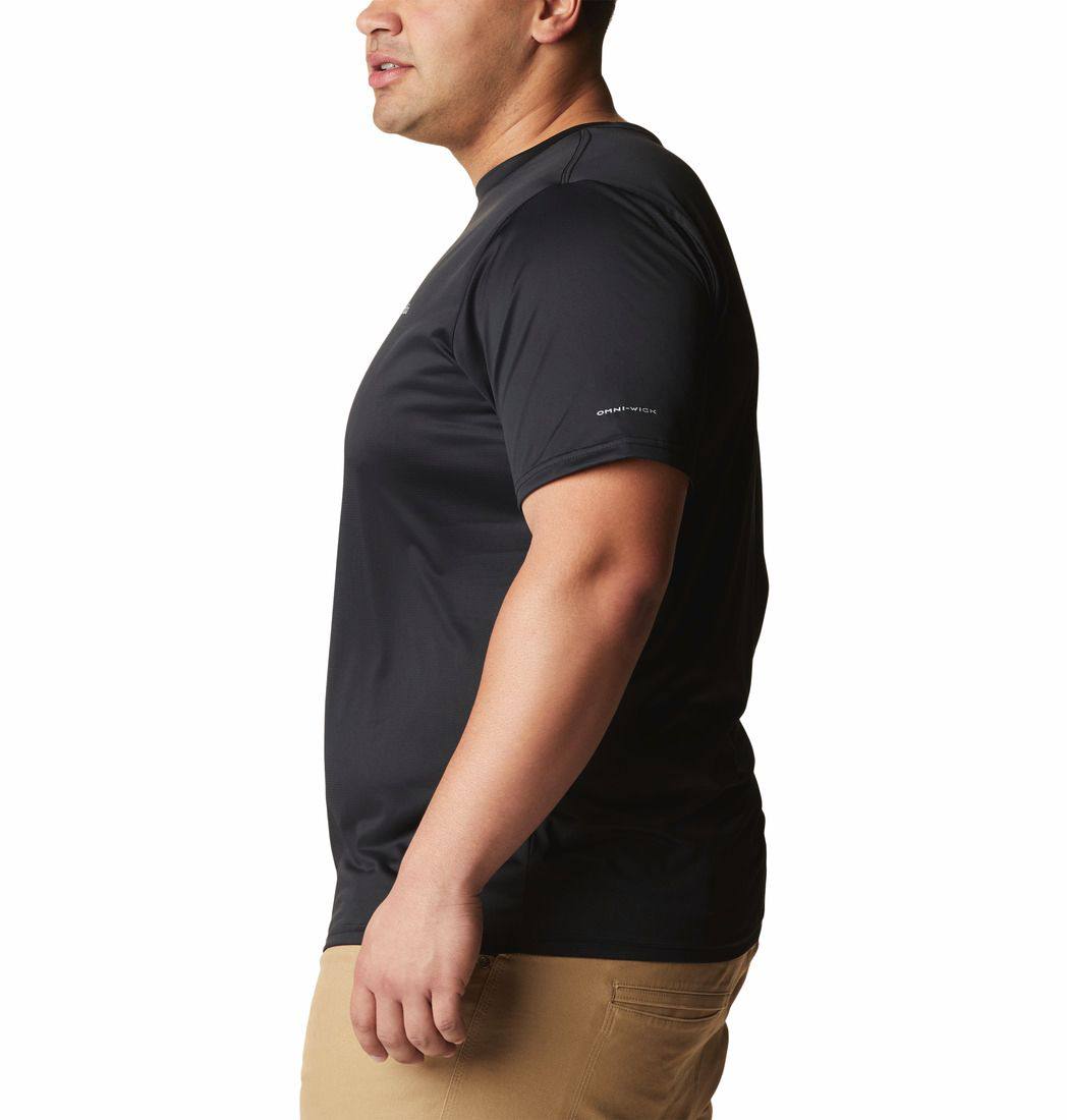 Columbia Men's Hike Tech Big Tee Musta 02