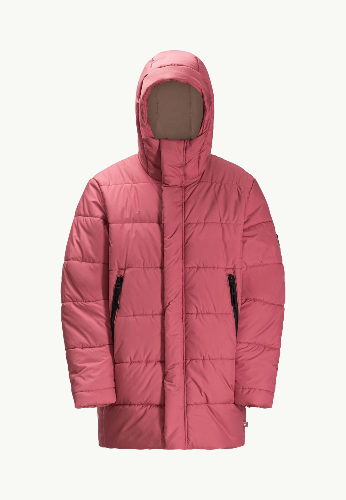 Jack Wolfskin Teen Ins Long Jacket Y Vaaleanpunainen 02