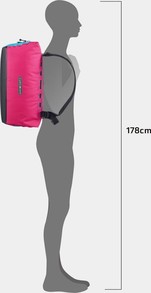 Ortlieb Duffle Lite Cyber 40L Pinkki / Sininen 09
