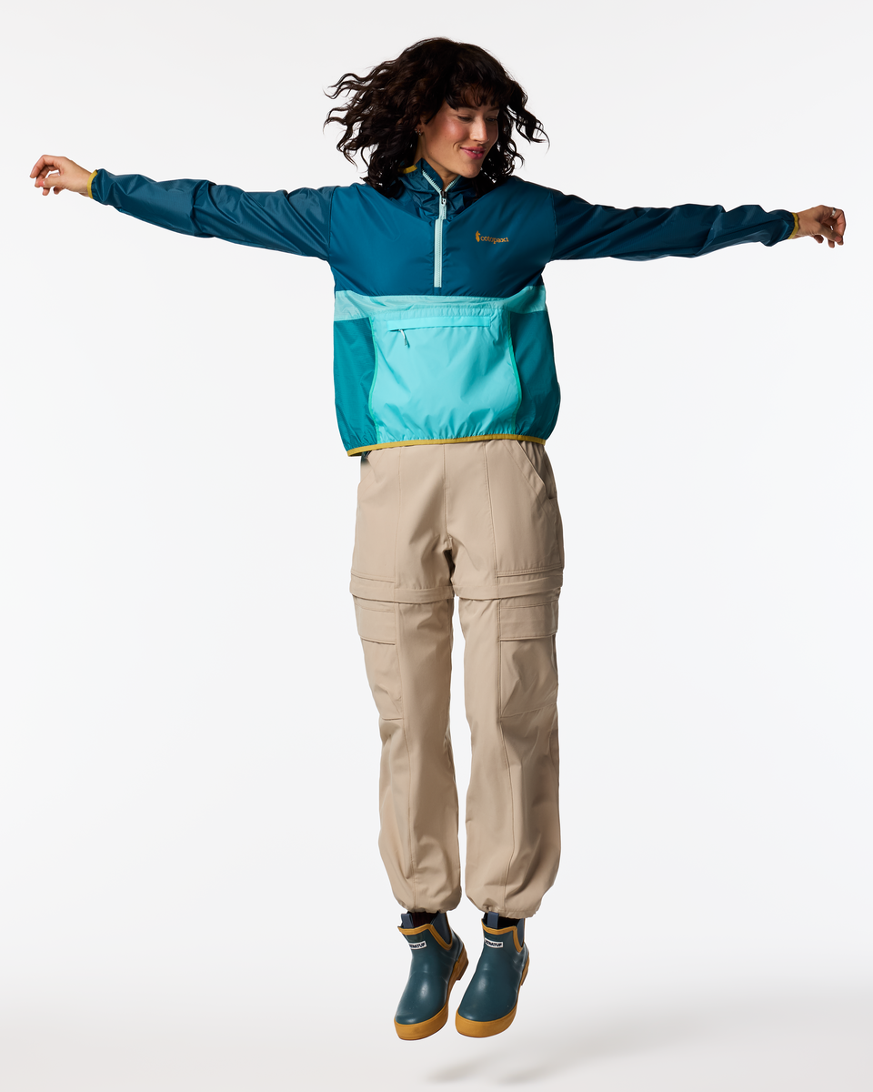 Cotopaxi Women's Teca Half Zip Windbreaker Waikiki 02