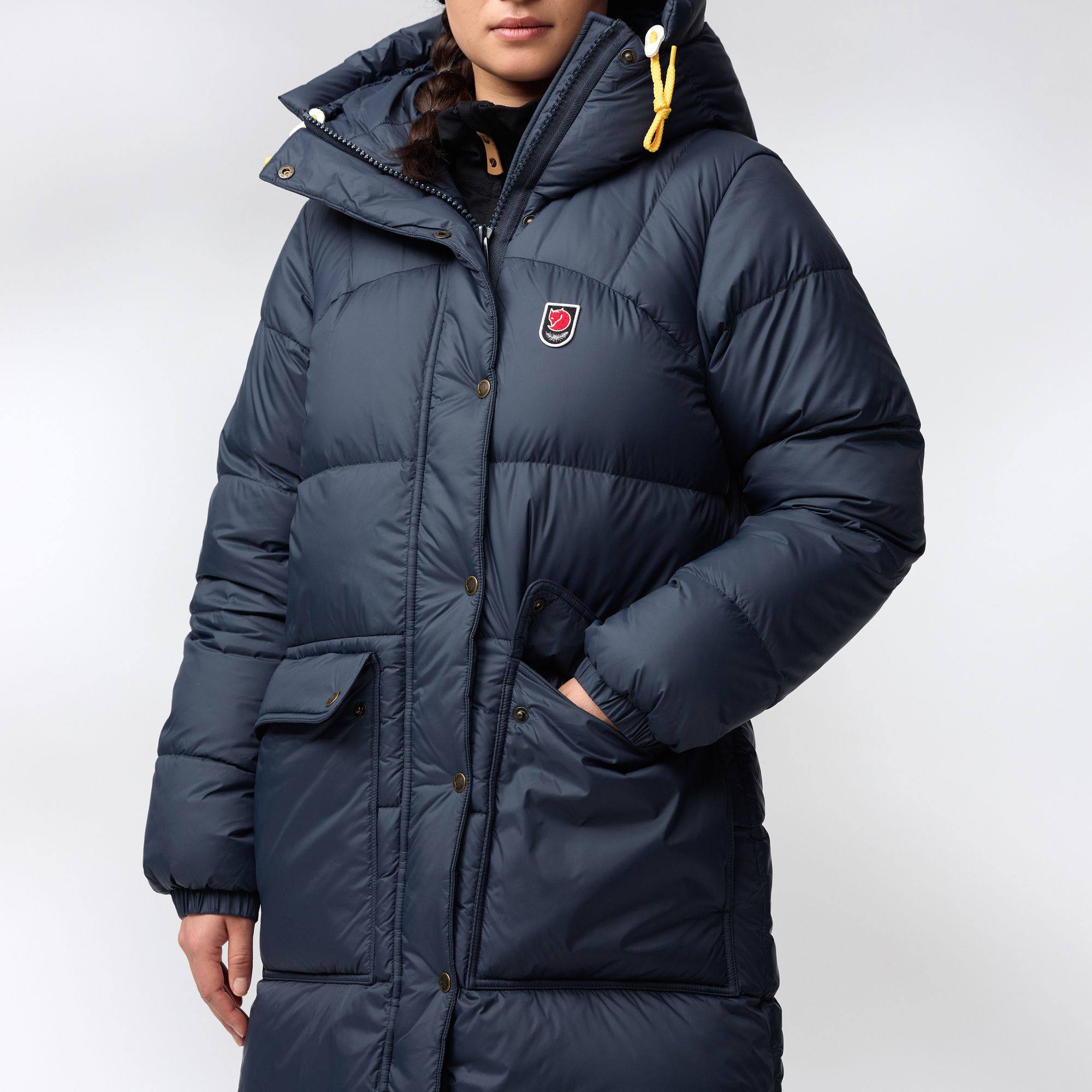 Fjällräven Women's Expedition Long Down Parka Navy 13