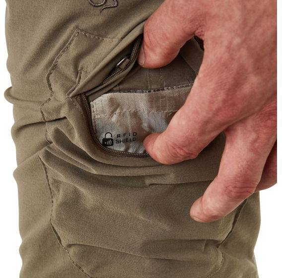 Craghoppers Kevyt paita ja katkolahjehousut miehille Tummanharmaa 36