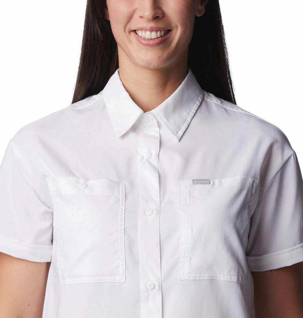 Columbia Women's Silver Ridge Utility Short Sleeve Valkoinen 03