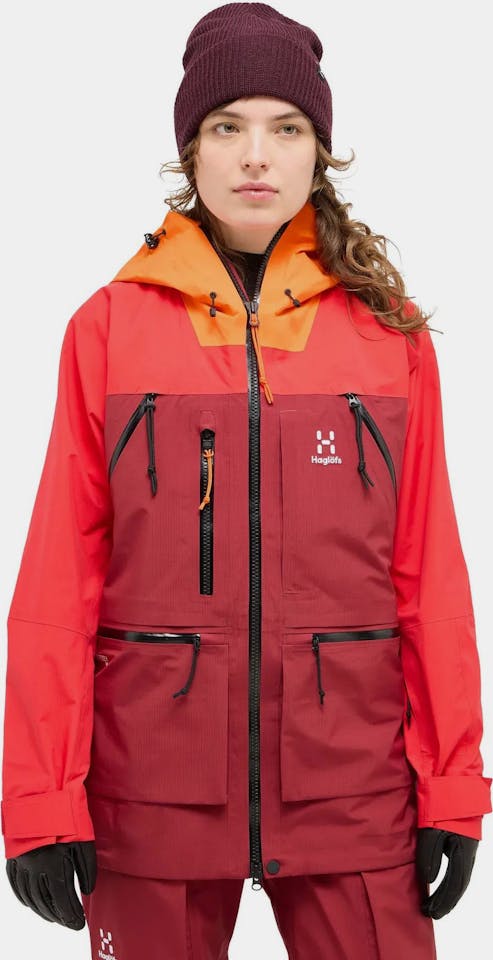 Haglöfs Vassi GTX Pro Jacket Women Carmine Red/Bright Red 05