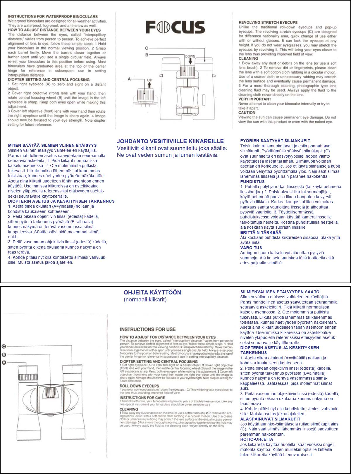 Focus Aquafloat 7x50 Waterproof Compass  03