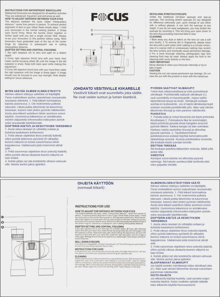 Focus Aquafloat 7x50 Waterproof Compass 03