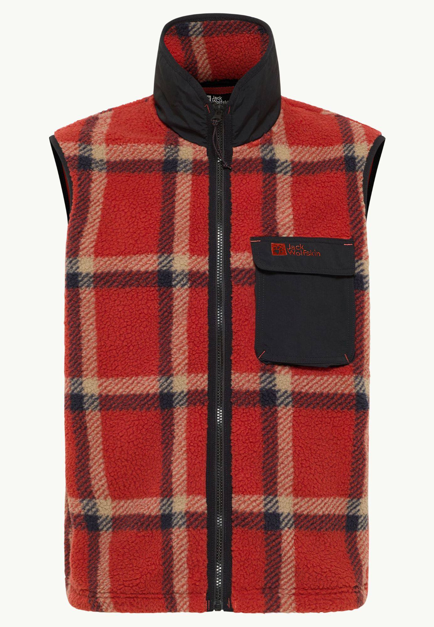 Fleece vest jack wolfskin best sale