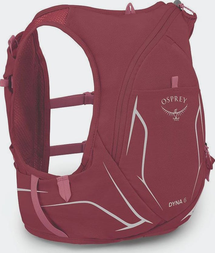 Osprey Women's Dyna 6 + Flasks Dark red 02