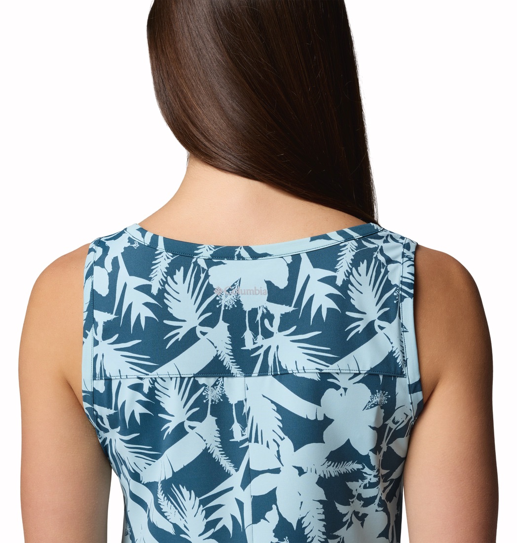 Columbia Women's Chill River Printed Dress Jet Stream 03
