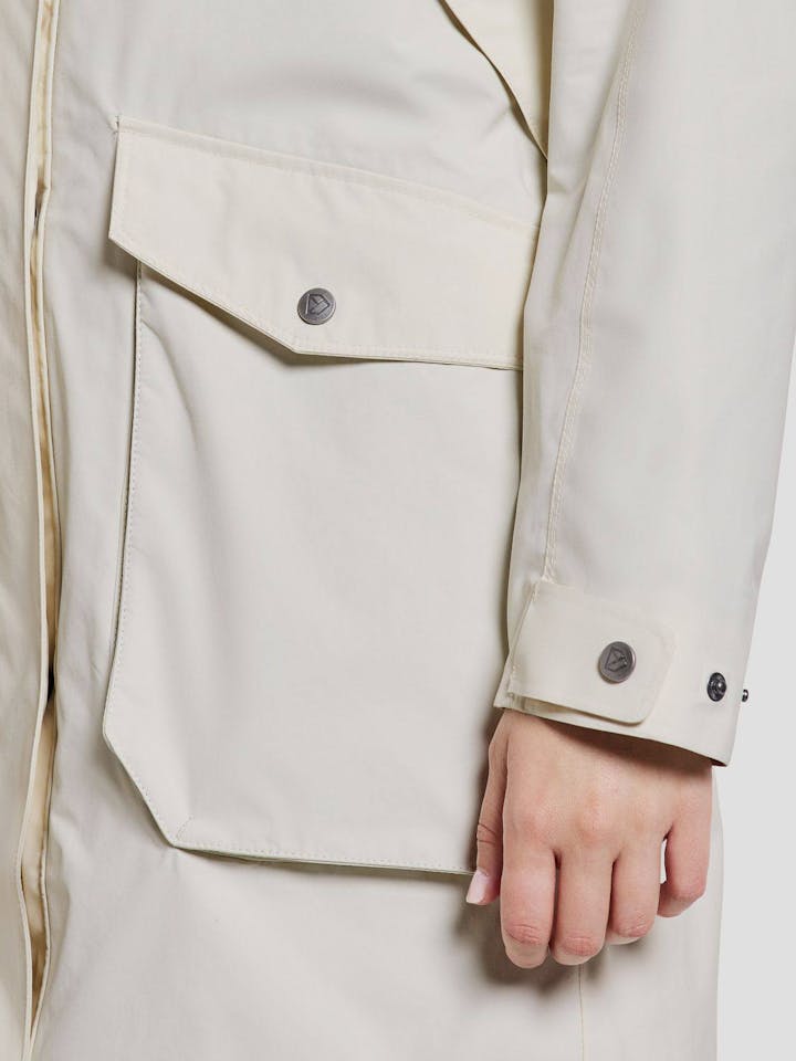 Didriksons Women's Thelma 10 Parka Valkoinen 08