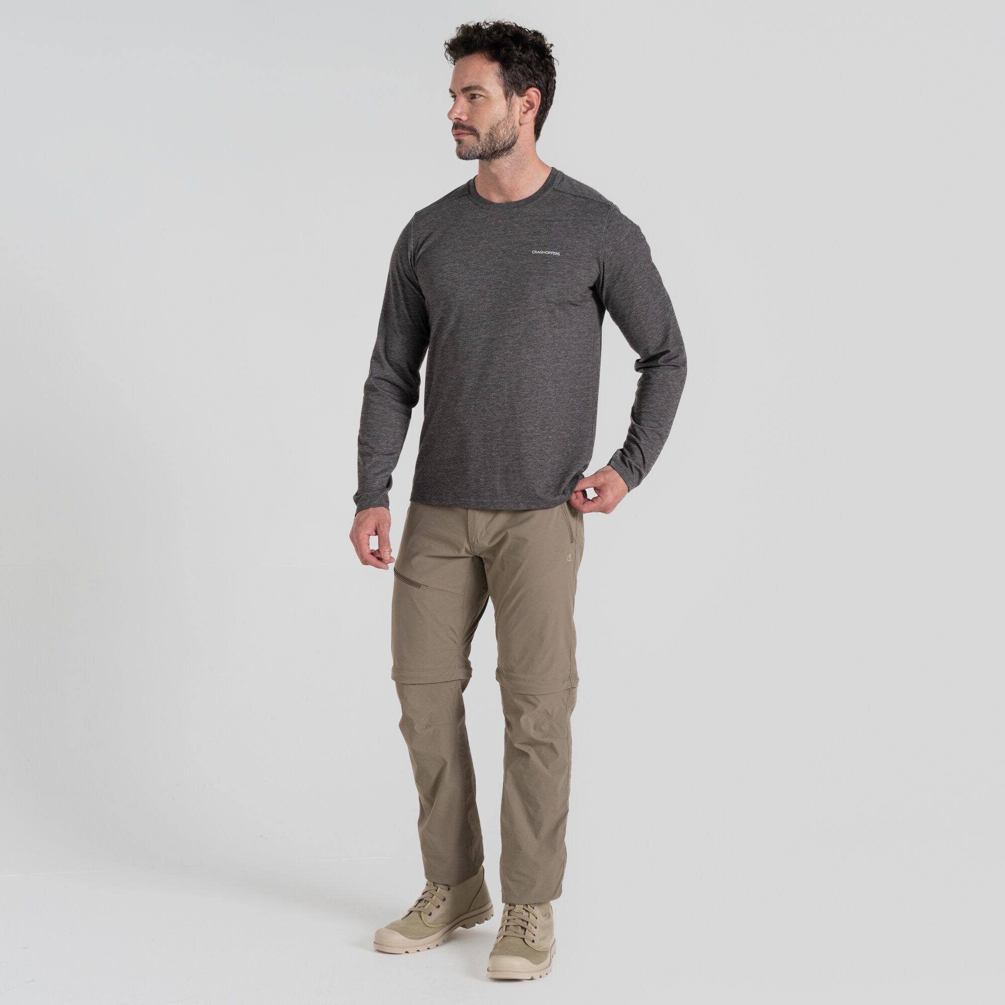 Craghoppers Men's Nosilife Pro Convertible III Trousers Beige 06