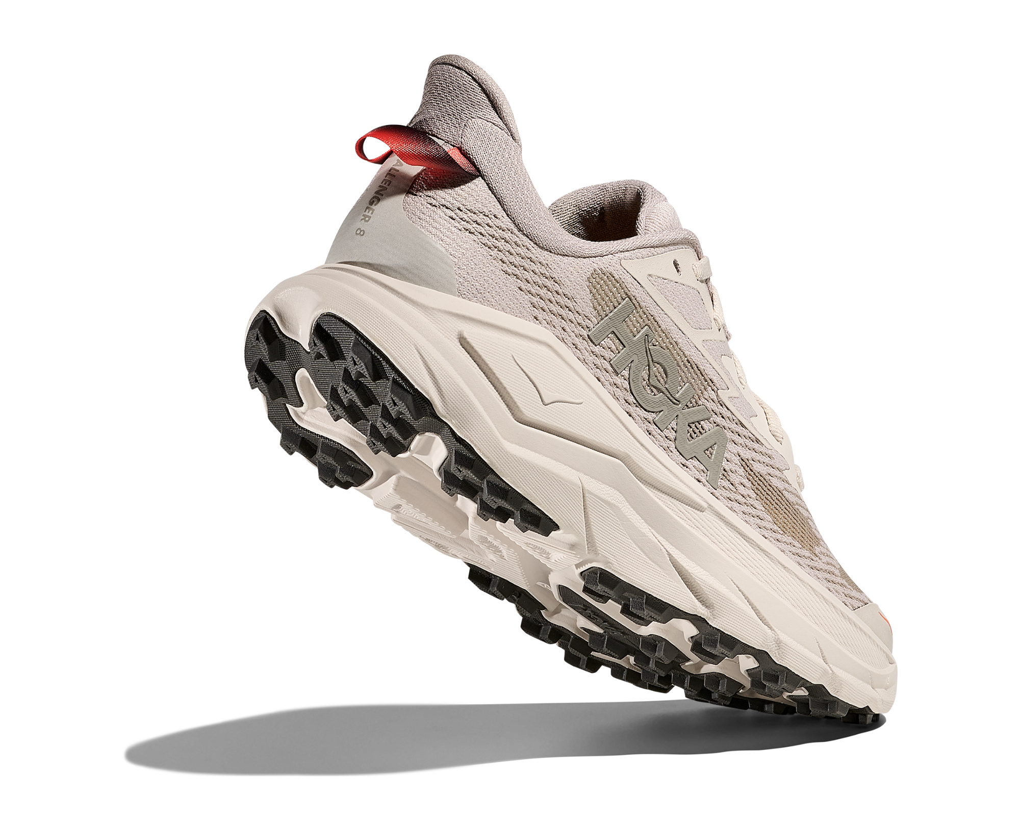 Hoka Women's Challenger 8 Wide Stucco / Asphalt Grey 04