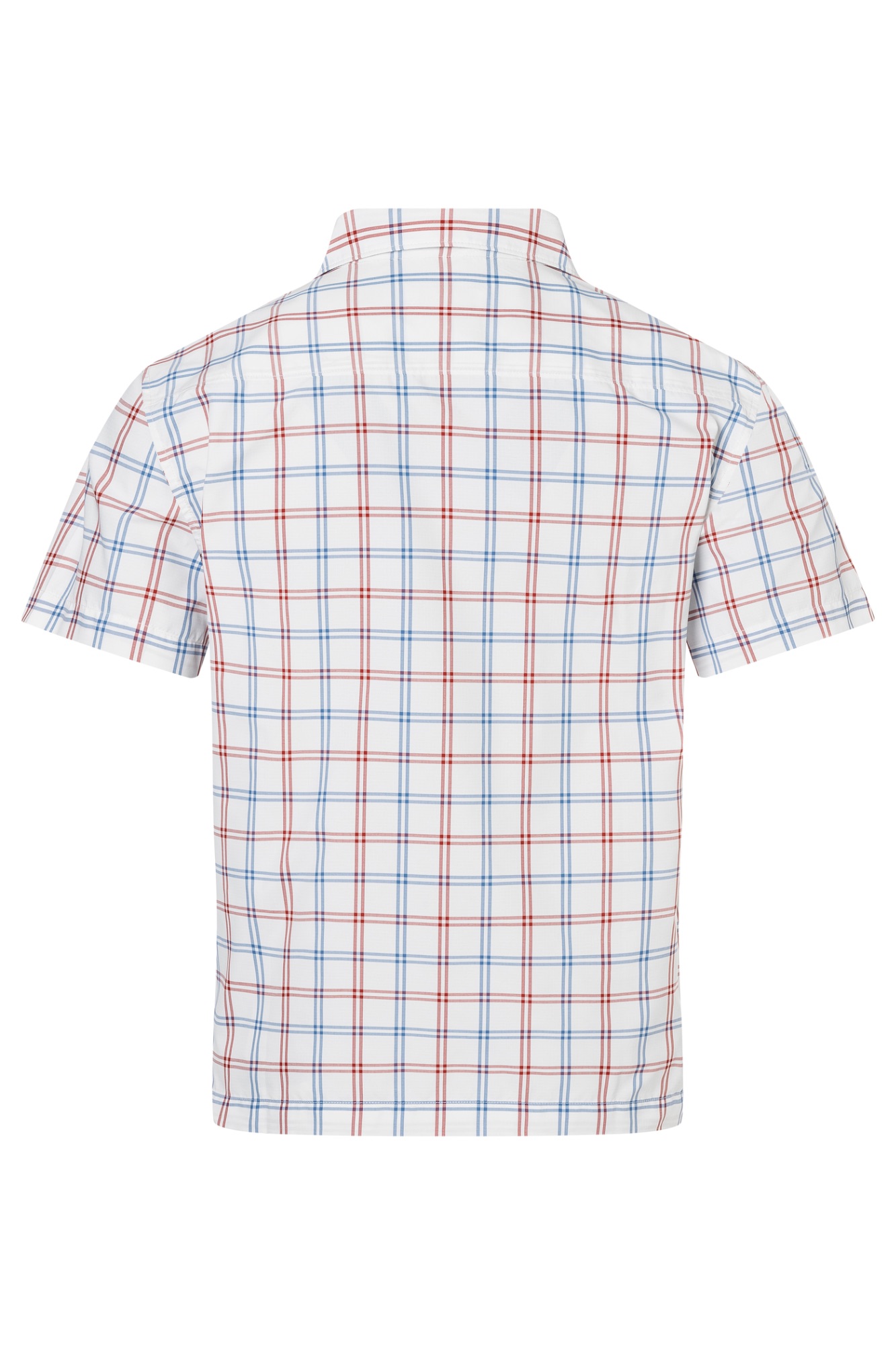 Marmot Men's AirExchange UPF 40 Camp Novelty Short-Sleeve Shirt Pearl Windowpane 05