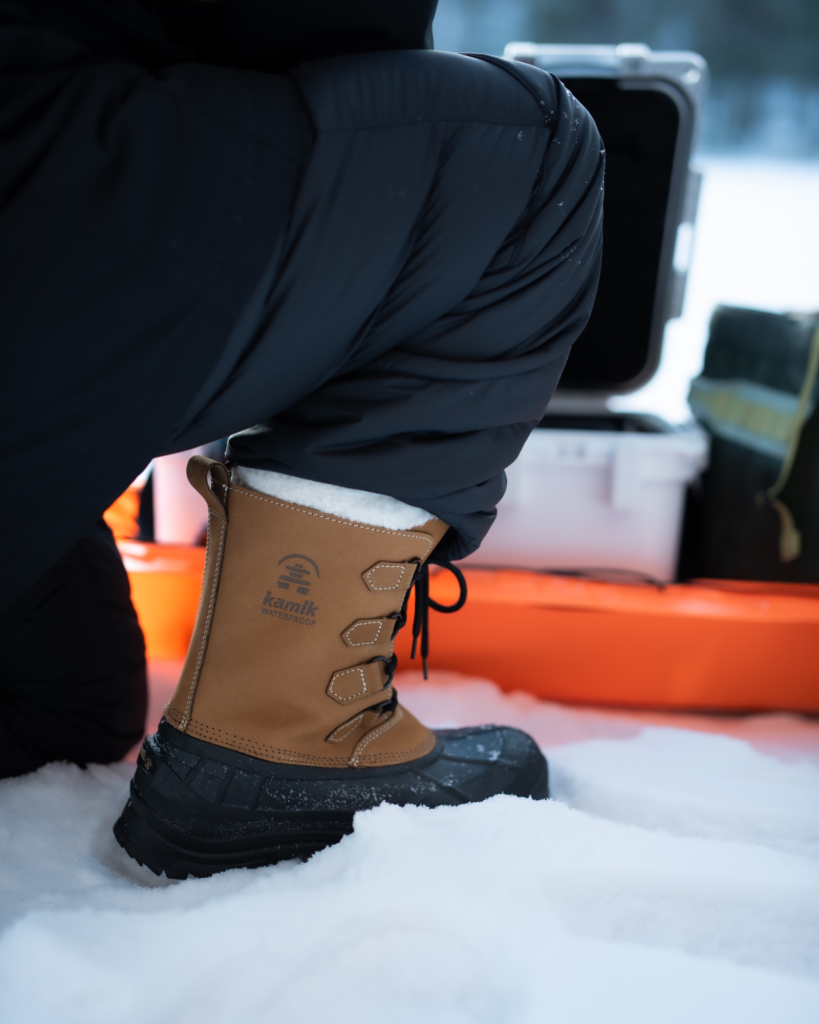 Kamik Women's Alborg - Naisten talvikengät Fossil 08