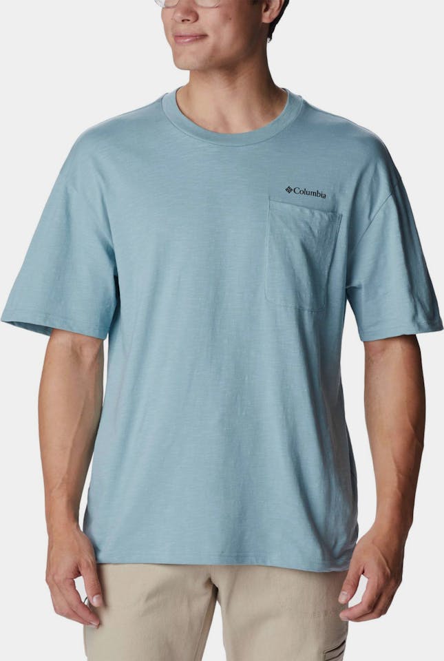 Columbia Men's Break It Down Tee Vaaleansininen 01